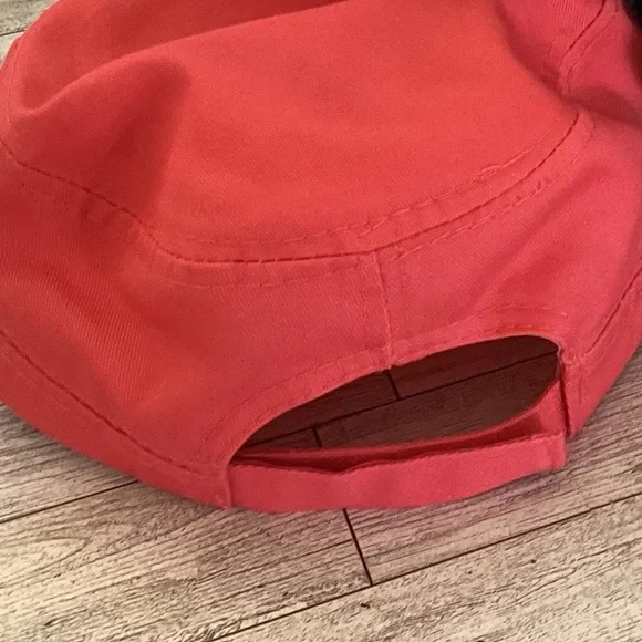 Something Special Coral Cadet Hat with rhinestones on the front - Picture 3 of 6